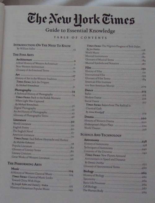 The New York Times Guide to Essential Knowledge: A Desk Reference for the Curious Mind