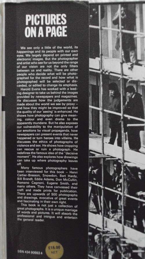 Pictures on a Page: Photojournalism, Graphics and Picture Editing Harold Evans
