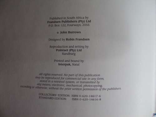 Southern African Ferns And Fern Allies J  E Burrows Illustrations by S M Burrows