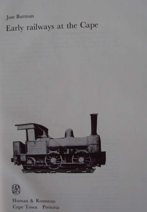Early Railways at the Cape