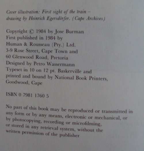 Early Railways at the Cape