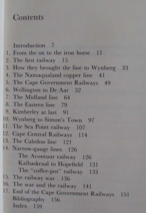 Early Railways at the Cape