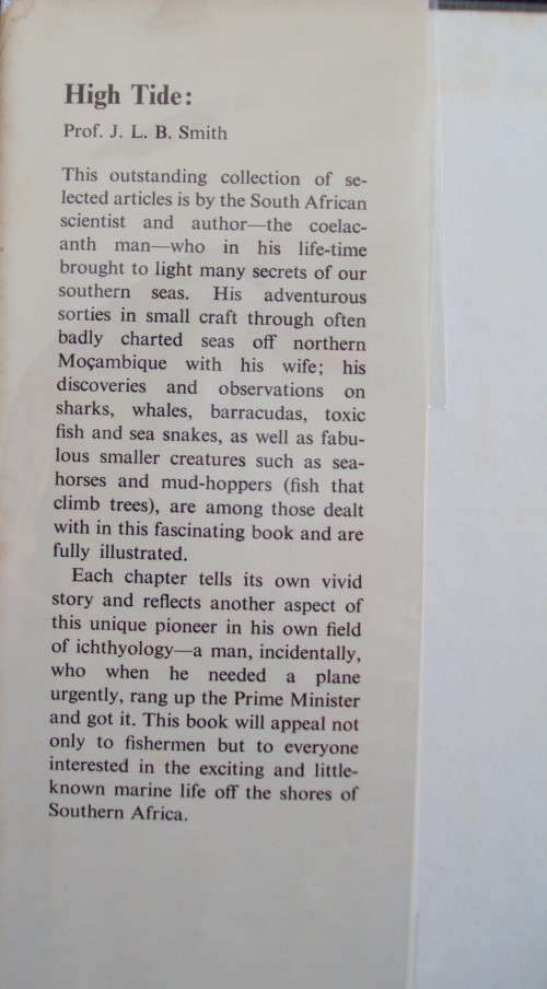 High Tide Prof J L B Smith