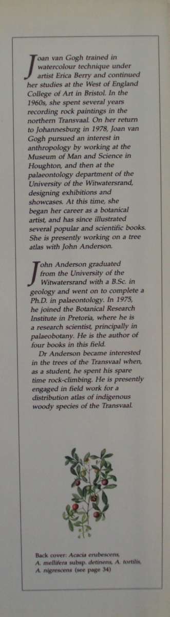 Trees & Shrubs Of The Witwatersrand, Magaliesberg & Pilanesberg: Joan van Gogh & Joh Anderson