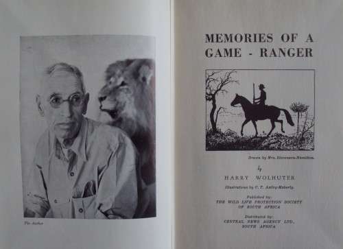 Memories of a Game Ranger  Harry Wolhuter