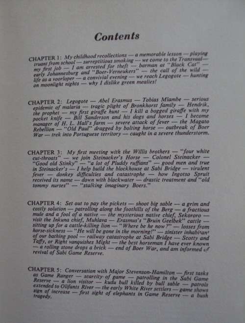 Memories of a Game Ranger  Harry Wolhuter