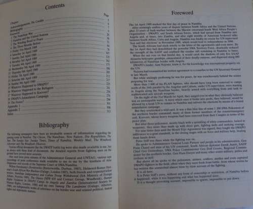 Nine Days of War Namibia  Before, during and after Peter Stiff