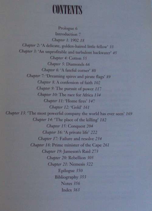 Rhodes: The Race for Africa Antony Thomas