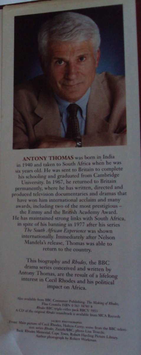 Rhodes: The Race for Africa Antony Thomas