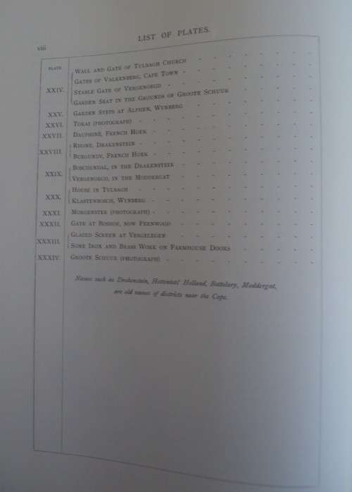 Old Colonial Hoses of the Cape of Good Hope - Limited Edition 1455/1500  Alys Fane Trotter