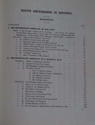 The 96 Rebellions The British South Africa Company Reports on the Native Disturbances in Rhodesia