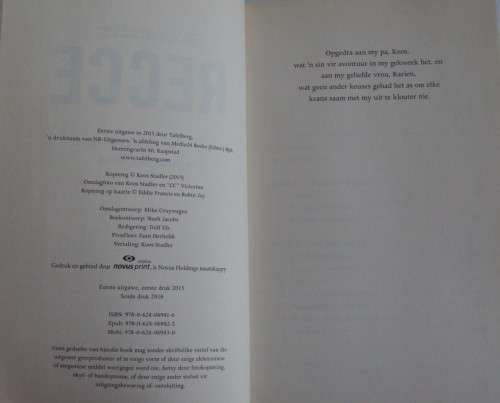 Recce Kleinspan-operasies agter vyandelike linies  Koos Stander