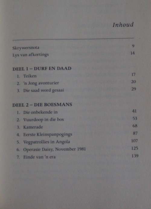 Recce Kleinspan-operasies agter vyandelike linies  Koos Stander