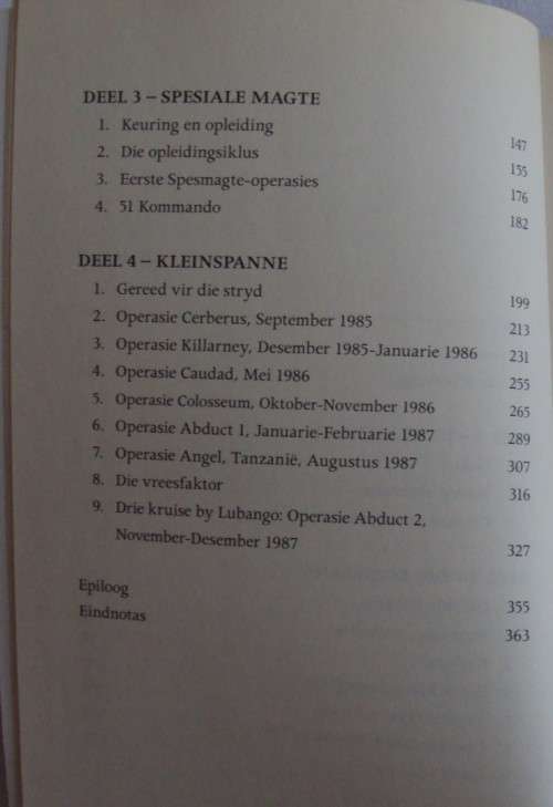 Recce Kleinspan-operasies agter vyandelike linies  Koos Stander