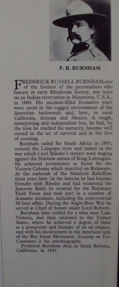 Scouting on Two Continents  F R Burnham