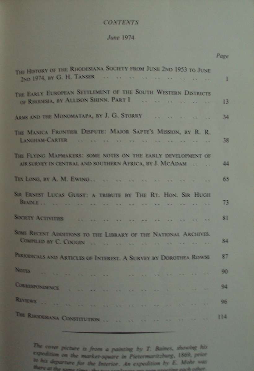 10 Rhodesiana Journals - The Rhodesiana Society