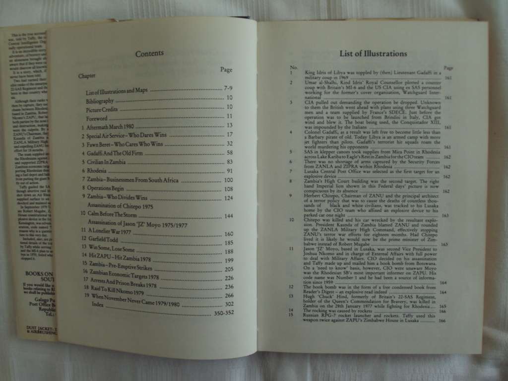 See You In November Rhodesias No Holds Barred Intelligence War Peter Stiff