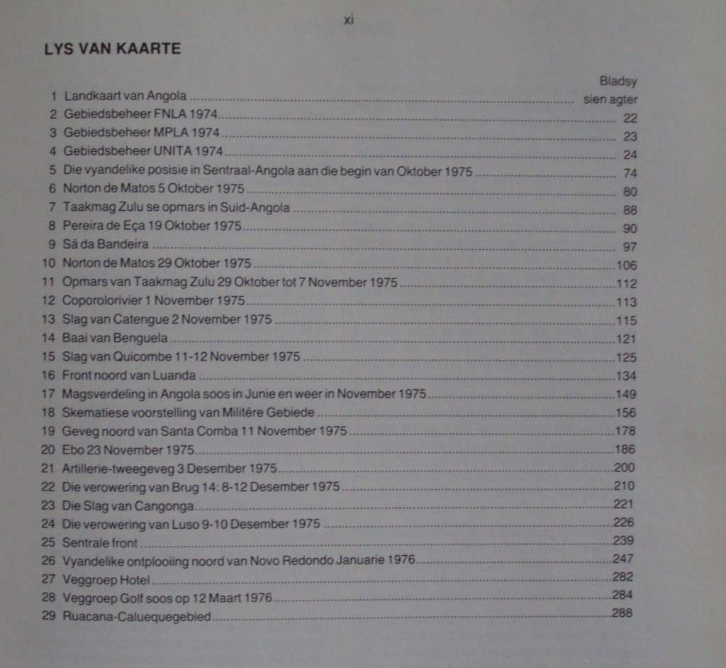 Angola Operasie Savannah 1975 - 1976 Prof F J Du T Spies as assisted by Lt Col S J du Preez
