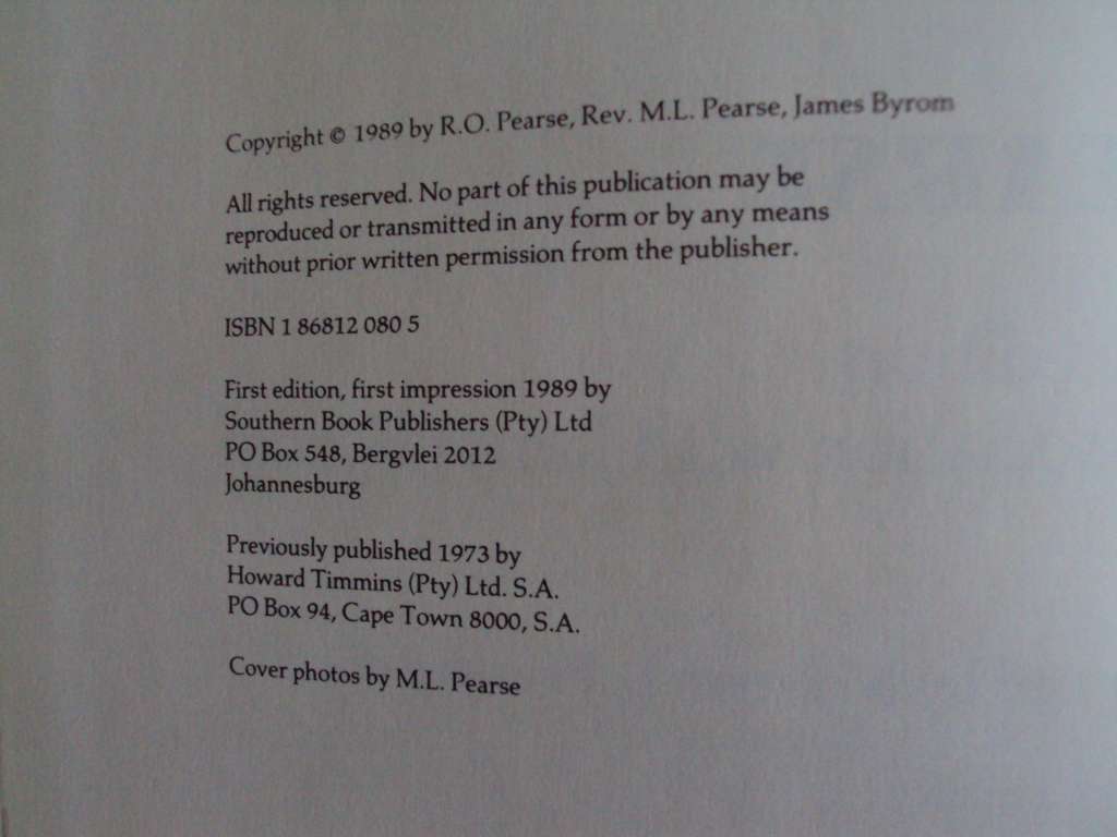 Barrier of Spears Drama of the Drakensberg R O Pearse