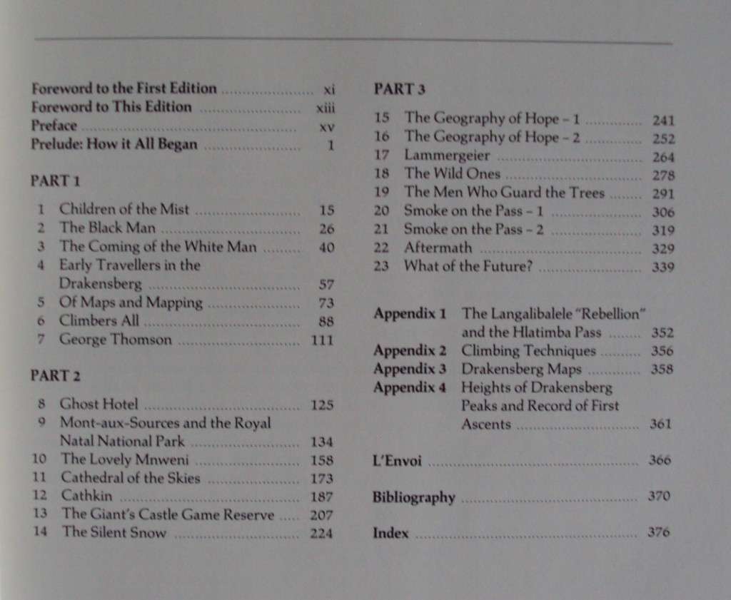 Barrier of Spears Drama of the Drakensberg R O Pearse