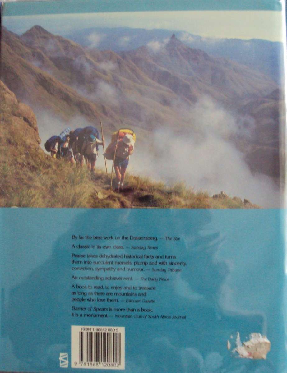 Barrier of Spears Drama of the Drakensberg R O Pearse