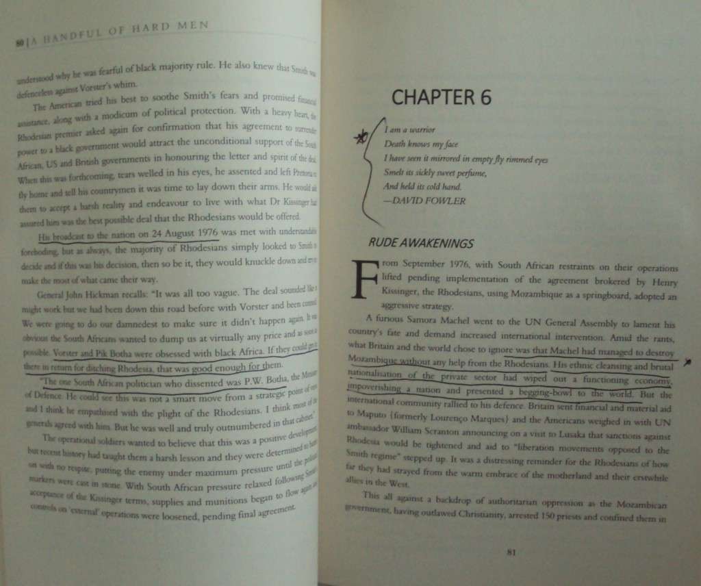 A Handful of Hard Men The SAS and the Battle for Rhodesia Hannes Wessels