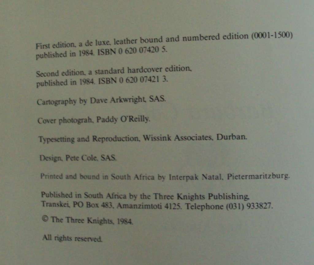 The Elite  -  The Story of The Rhodesian Special Air Service Signed by author & 3 SAS Operators
