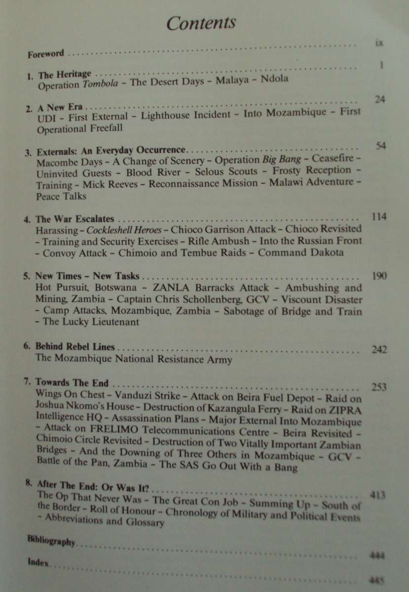 The Elite  -  The Story of The Rhodesian Special Air Service Signed by author & 3 SAS Operators