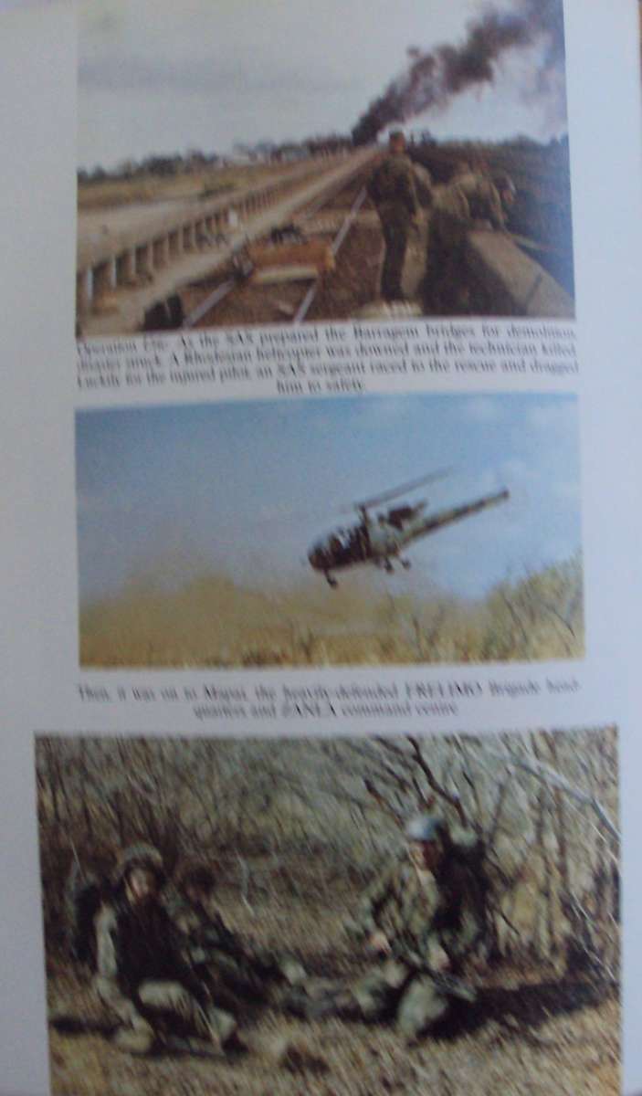 The Elite  -  The Story of The Rhodesian Special Air Service Signed by author & 3 SAS Operators
