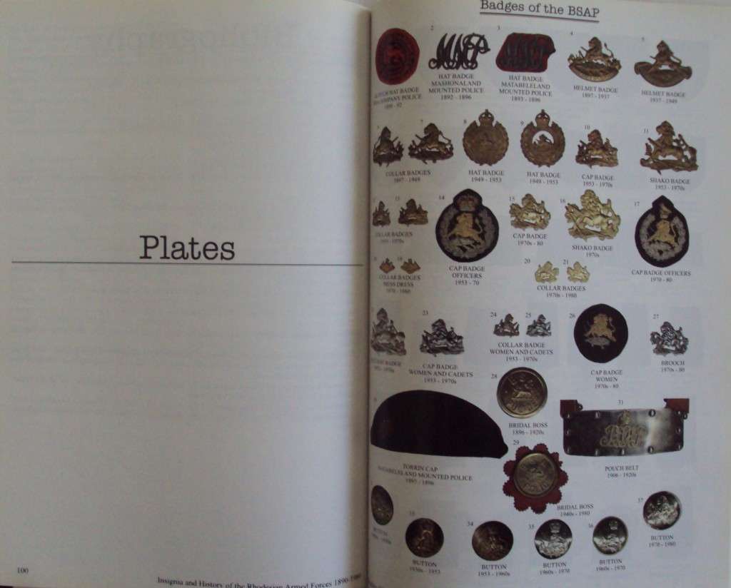 Insignia and History of the Rhodesian Armed Forces 1890 - 1980 Dudley Wall