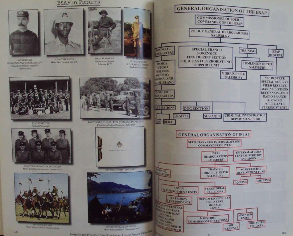 Insignia and History of the Rhodesian Armed Forces 1890 - 1980 Dudley Wall