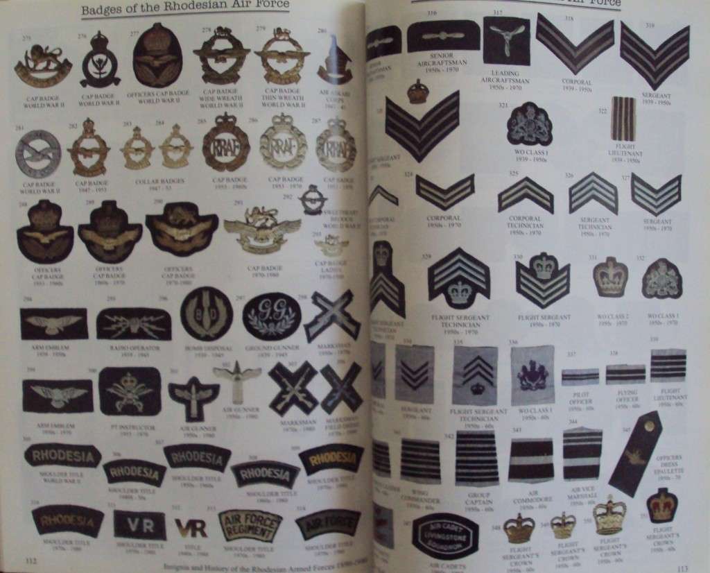 Insignia and History of the Rhodesian Armed Forces 1890 - 1980 Dudley Wall