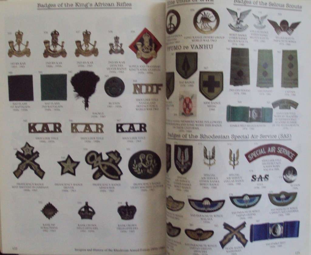 Insignia and History of the Rhodesian Armed Forces 1890 - 1980 Dudley Wall