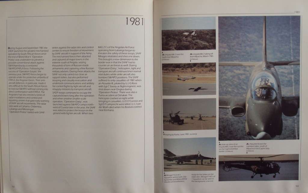 The SAAF at War 1940-1984 J S Bouwer M N Louw