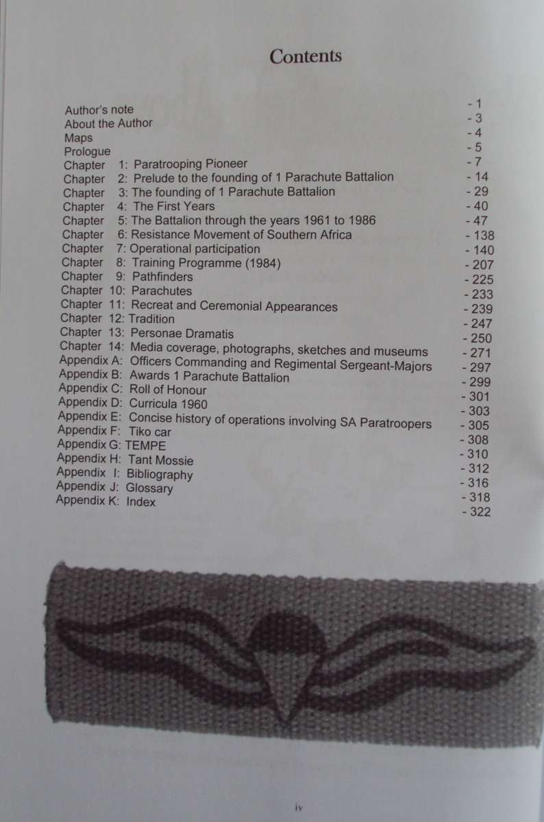 We Conquer From Above History of the Parachute Brigade 1961  1991 P J Els Signed by the author