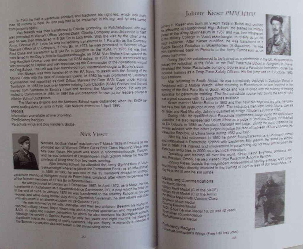 We Conquer From Above History of the Parachute Brigade 1961  1991 P J Els Signed by the author