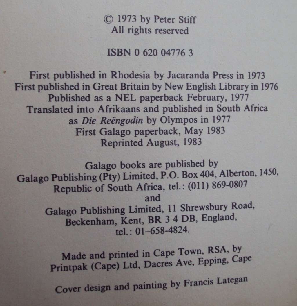 The Rain Goddess  Peter Stiff