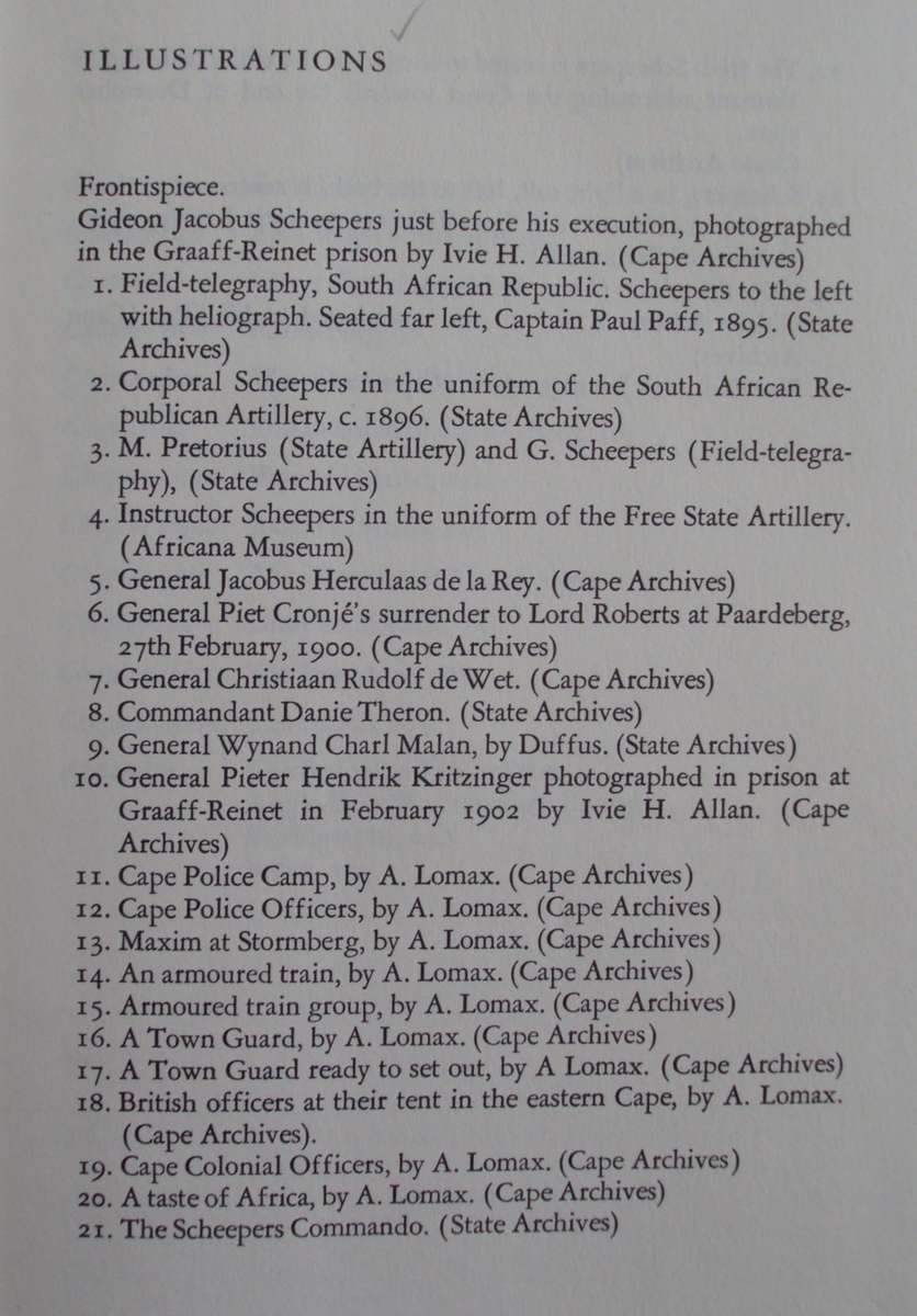 Sword in the Sand  The Life and Death of Gideon Scheepers  Johannes Meintjes