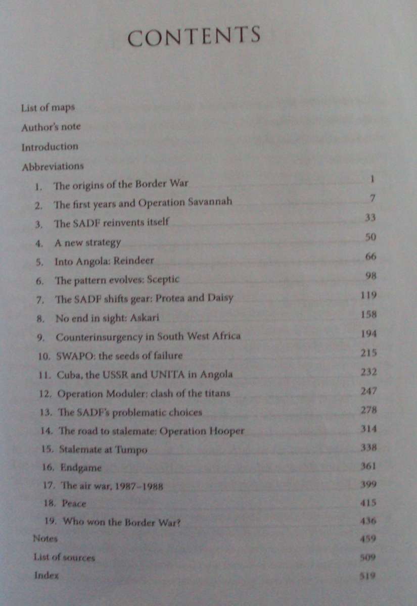 The SADF in the Border War 1966  1989  Leopold Scholtz