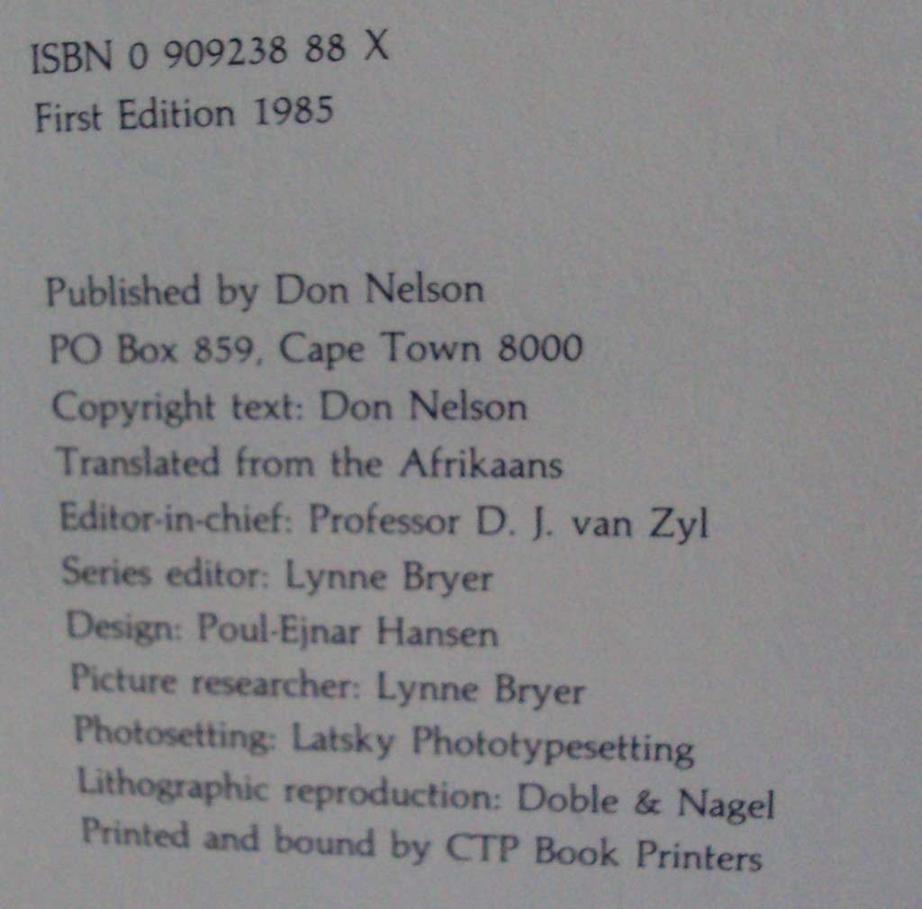 The Great Trek Heritage Series 19th Century Chris Venter