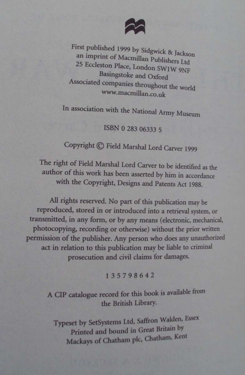 The National Army Museum Book of The Boer War Field Marshal Lord Carver