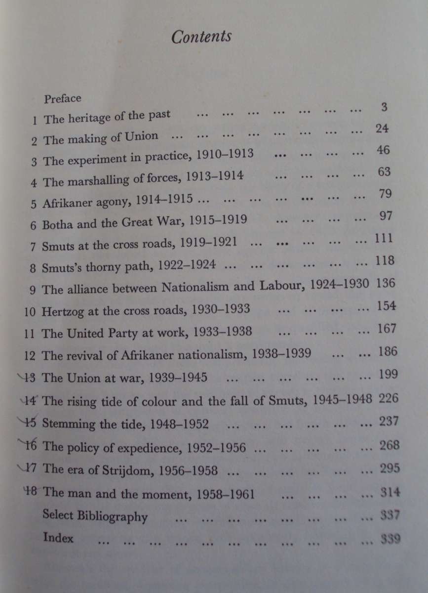 The Making of a Nation A History of the Union of South Africa   D W Kruger