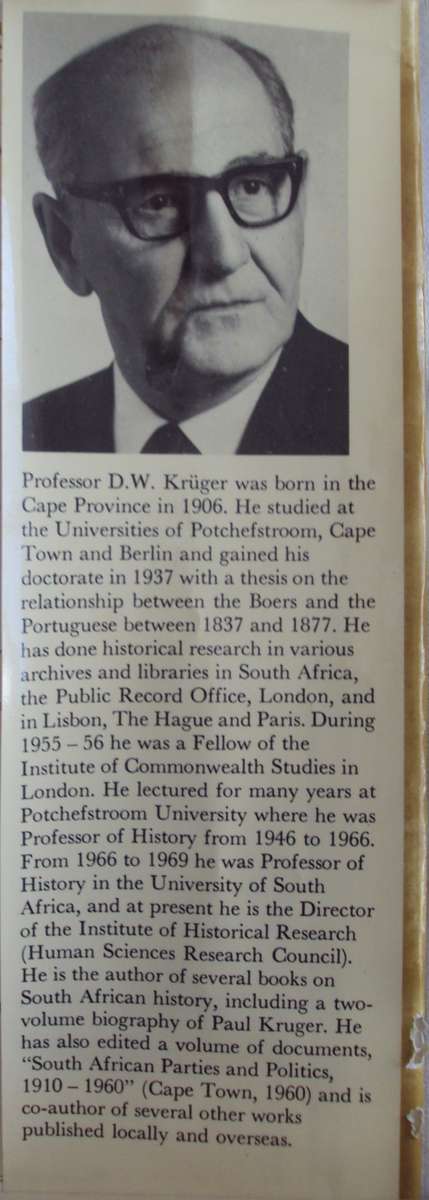 The Making of a Nation A History of the Union of South Africa   D W Kruger