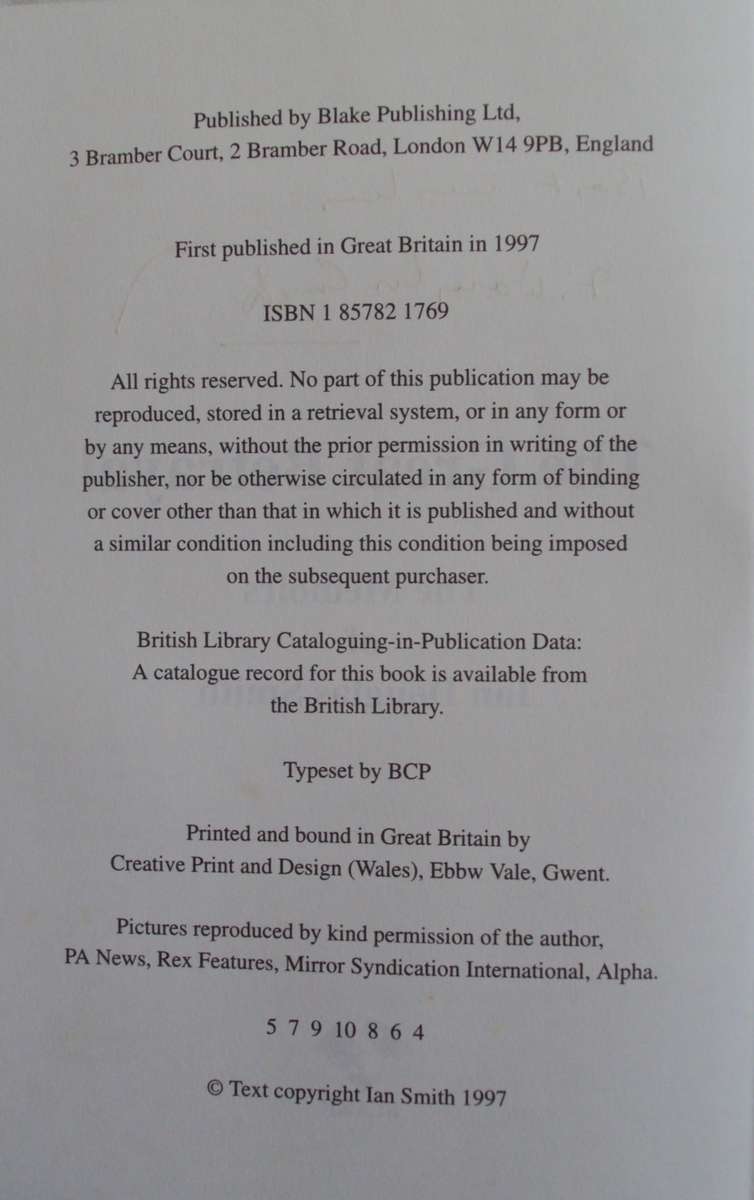 The Great Betrayal - The Memoirs of Ian Douglas Smith Signed by the author