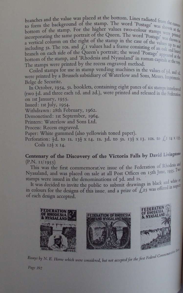 Rhodesia A Postal History  Its Stamps, Posts & Telegraphs  R C Smith