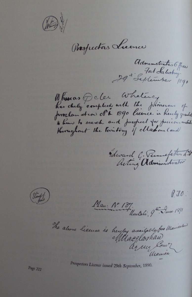 Rhodesia A Postal History  Its Stamps, Posts & Telegraphs  R C Smith