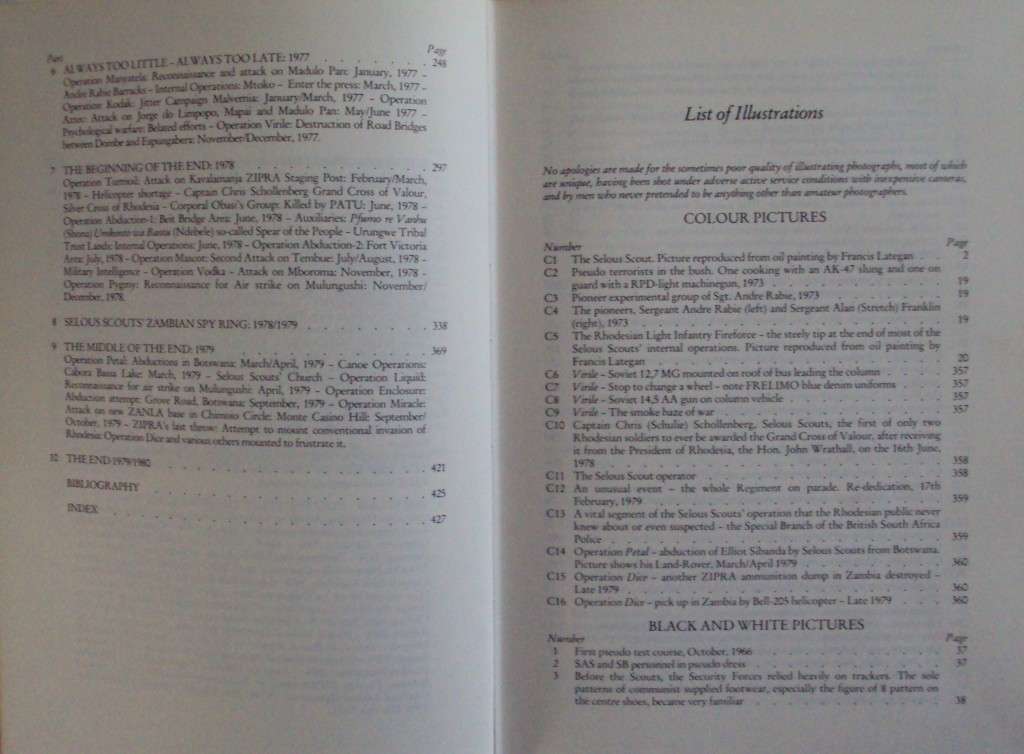 Selous Scouts Top Secret War Signed by Peter Stiff & Lt. Col. Ron Reid Daly