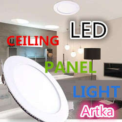 15W DOWN CEILING ROUND LED PANEL LIGHTS SAVES ENERGY AND VERY BRIGHT