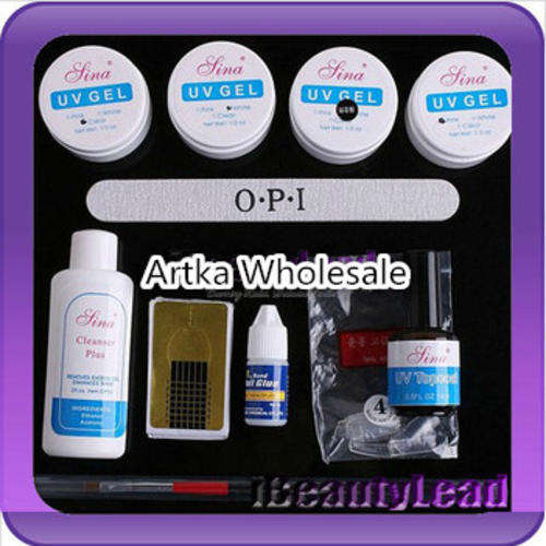 PERFECT FOR PROFESSIONALS OR EVEN BEGINNERS UV GEL KIT WITH VCD