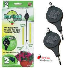 Attach Hanging Plant to Easy Reach Plant Pulley